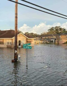 flooded street