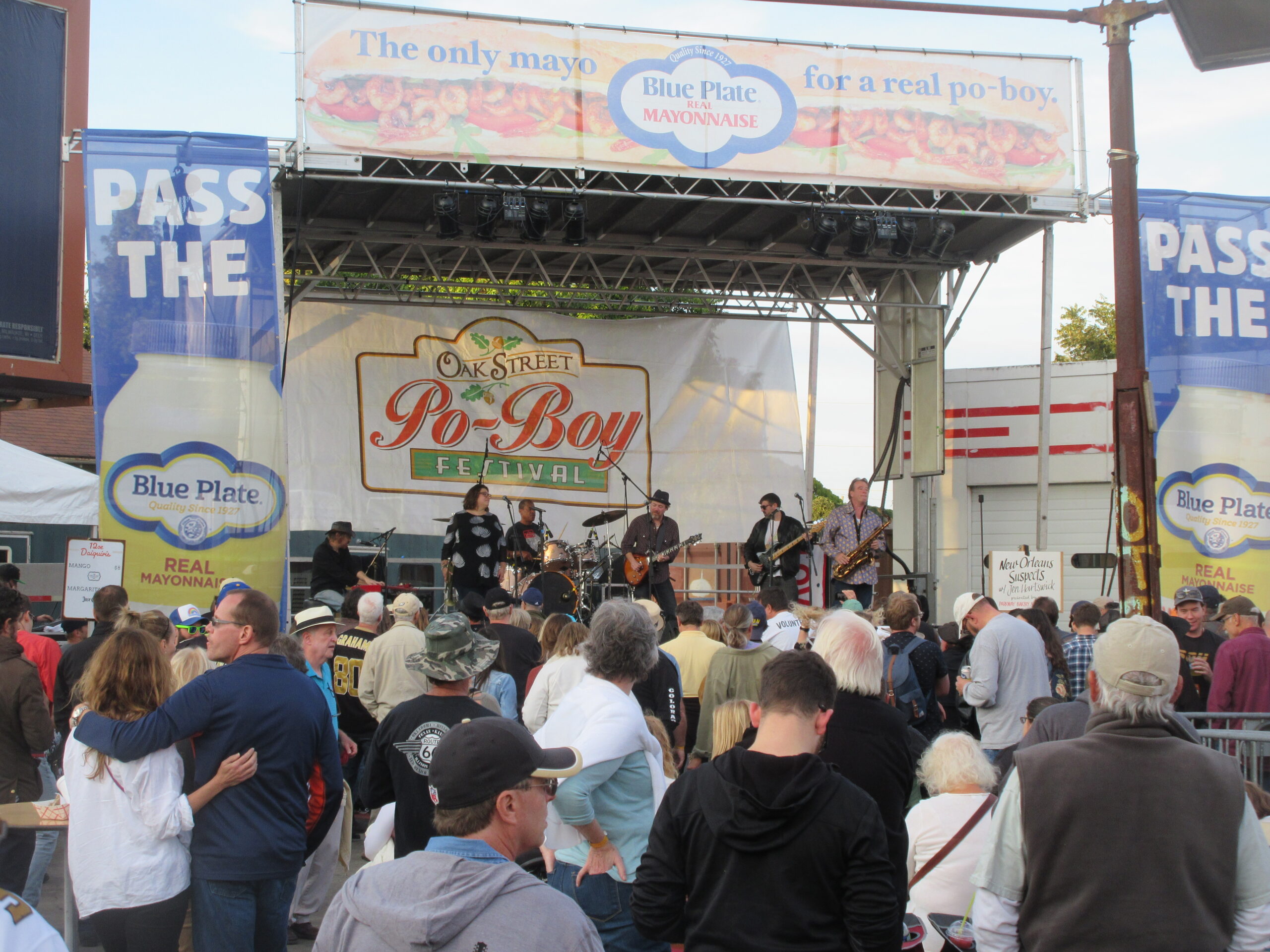 Crowd at Po-Boy Festival in Carrollton