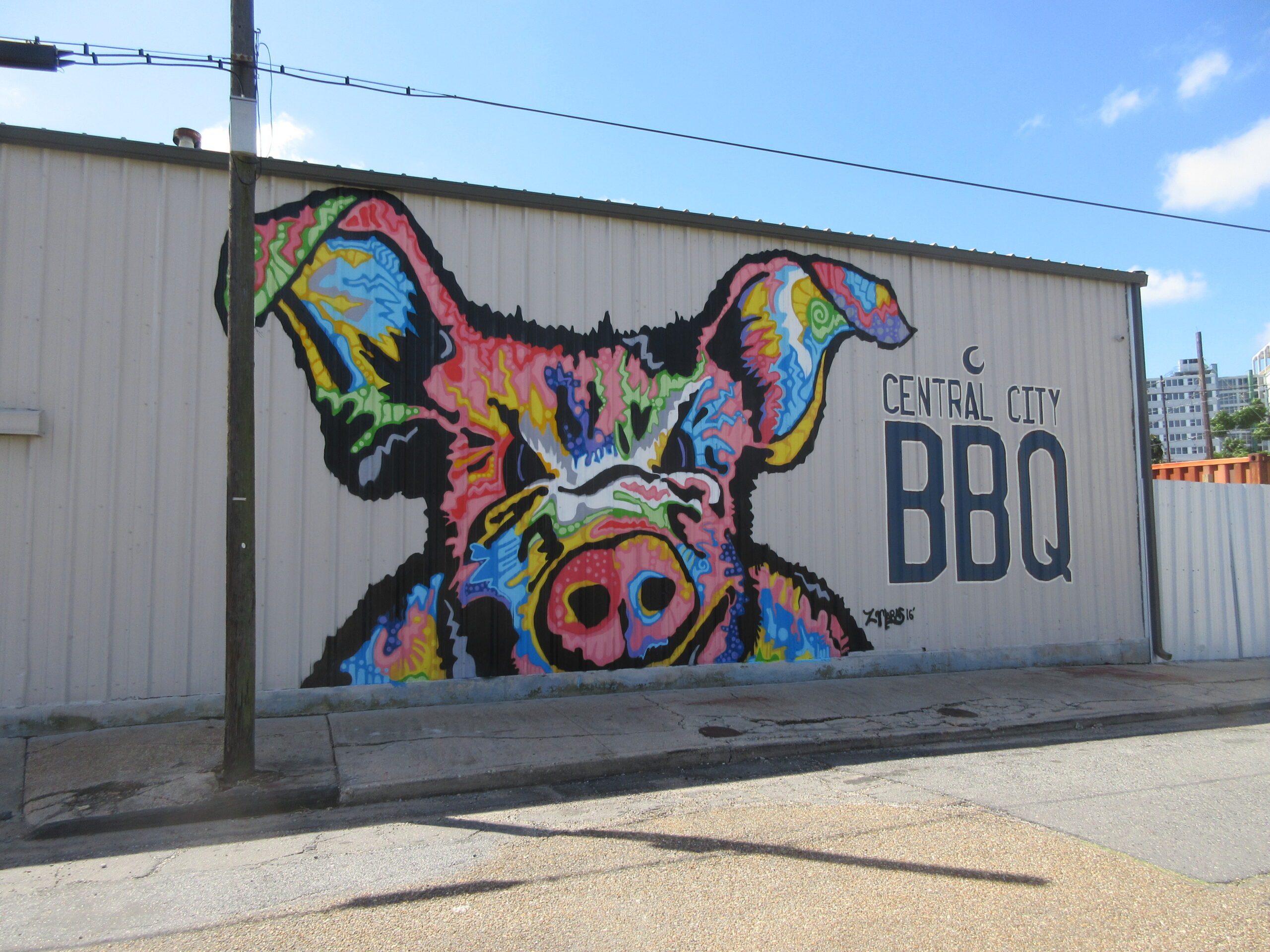Central City BBQ Signage