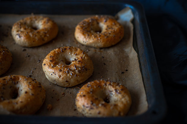 Bagels Fresh Out Oven