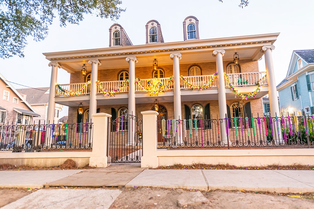 Historical Southern Home on St. Charles Avenue, New Orleans