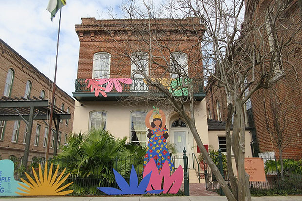 Building in Faubourg Marigny, New Orleans